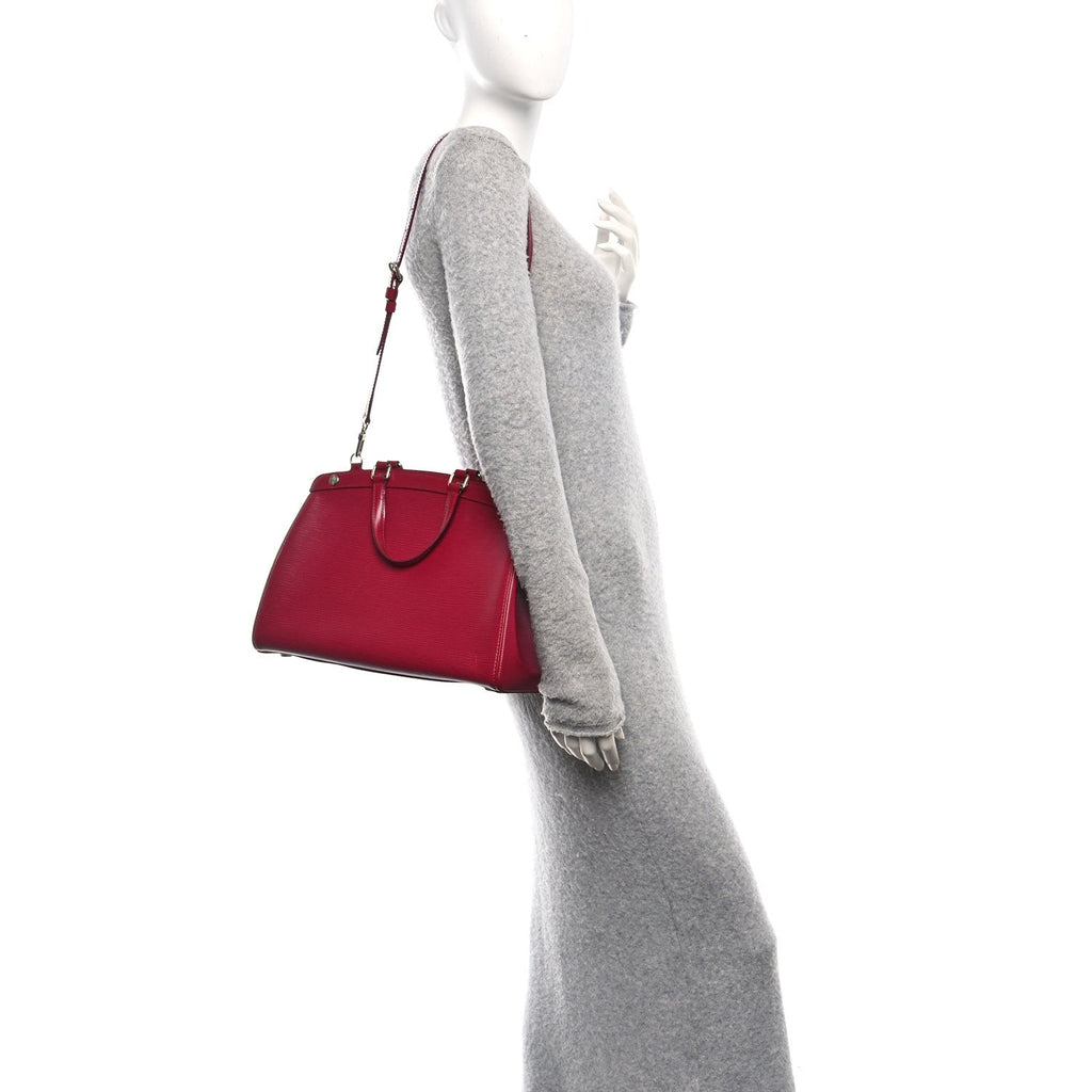 Louis Vuitton Epi Brea MM Rubis