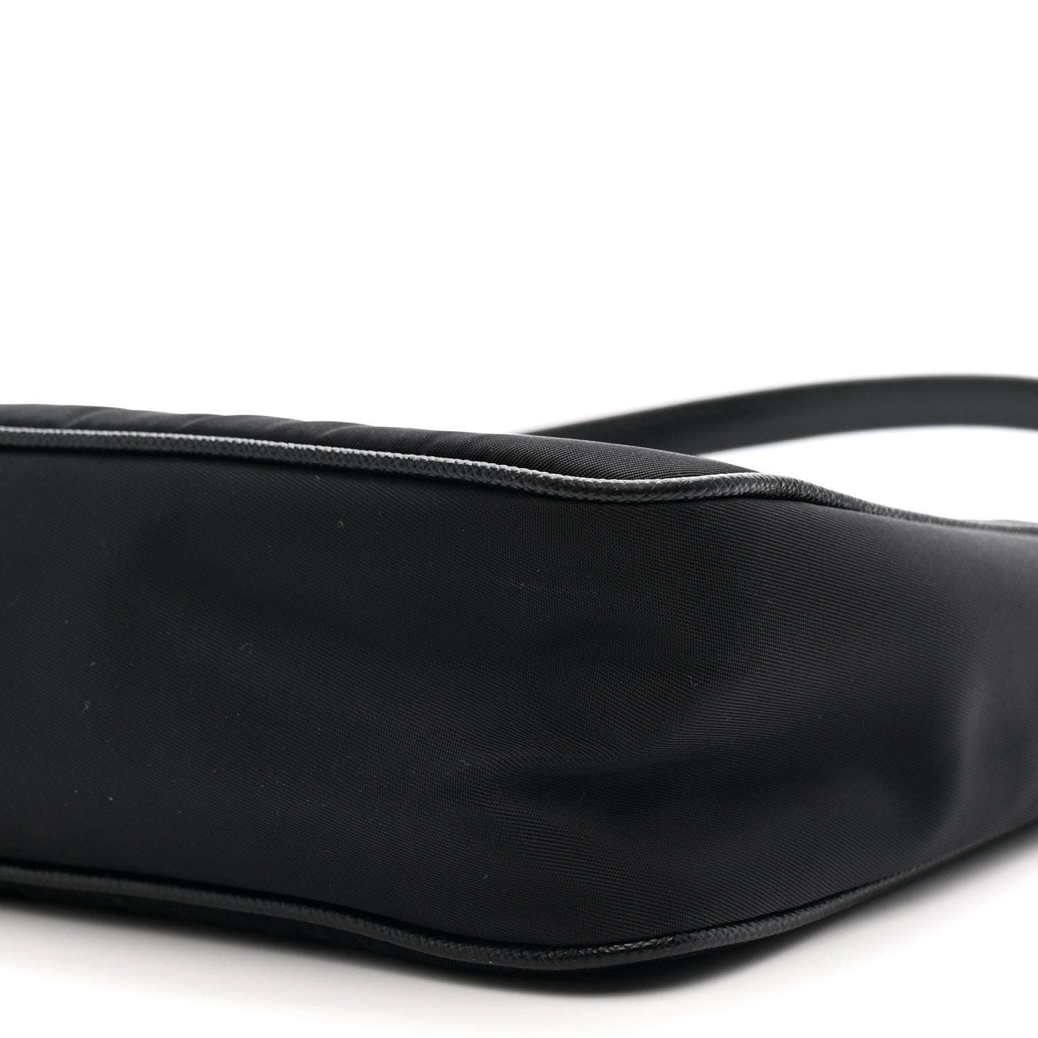 Prada Tessuto Nylon Saffiano Mini Re-Edition 2005 Bag Black