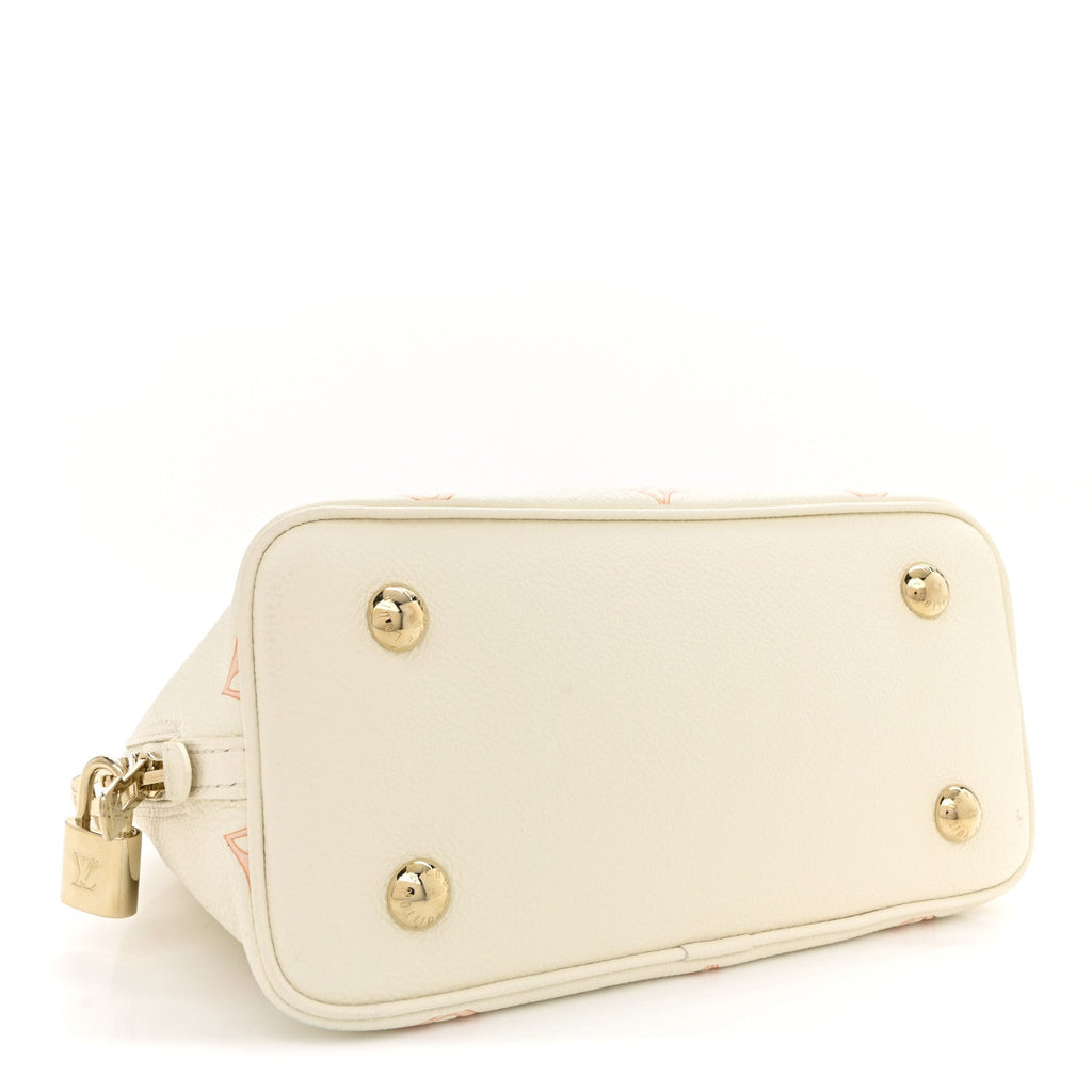 Louis Vuitton Empreinte Bi-Color Alma BB Milky White Peach