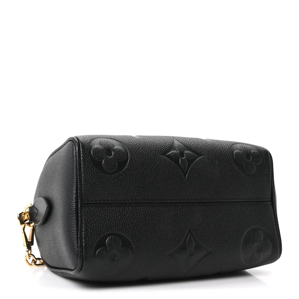 Louis Vuitton Empreinte Monogram Giant Speedy Bandouliere 20 Black