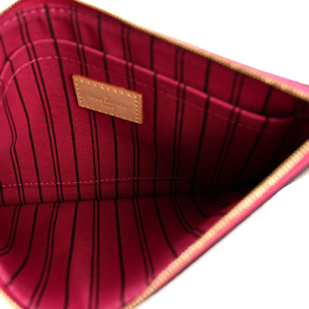 Louis Vuitton Monogram Neverfull MM GM Pochette Pivoine