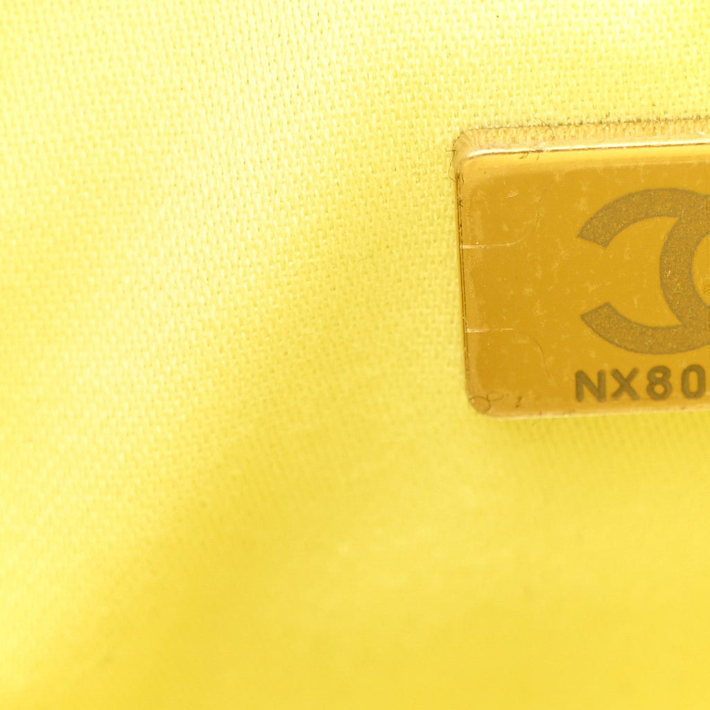 Chanel Caviar Quilted Mini Chanel 25 Handbag Light Yellow