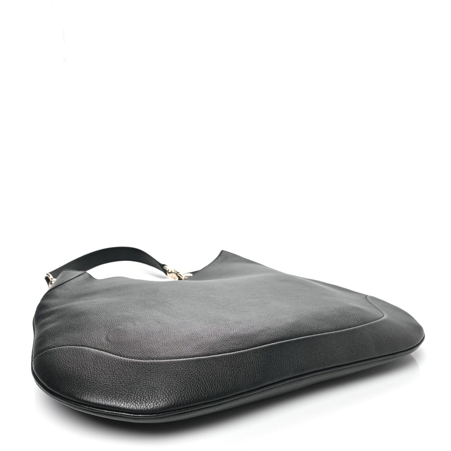Gucci Soft Grained Calfskin Maxi B Hobo Black
