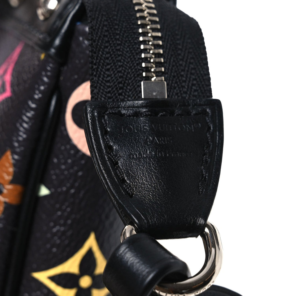 Louis Vuitton LV X TM Monogram Multicolor Pochette Accessories Black