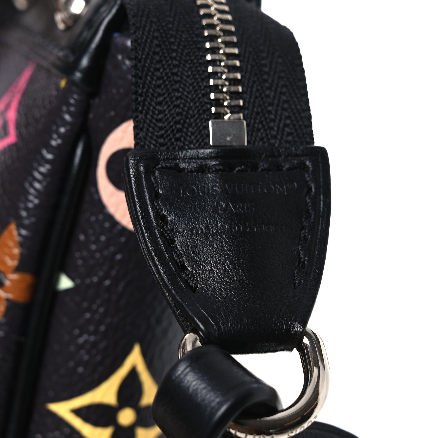 Louis Vuitton LV X TM Monogram Multicolor Pochette Accessories Black