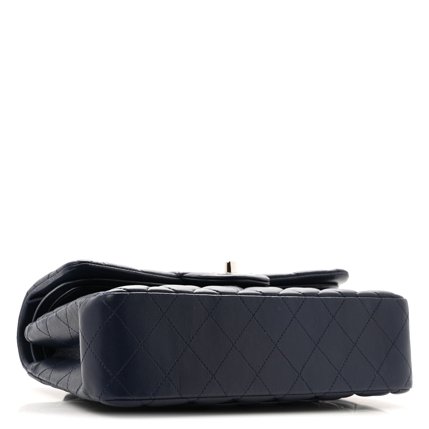 Chanel Lambskin Quilted Small Double Flap Blue