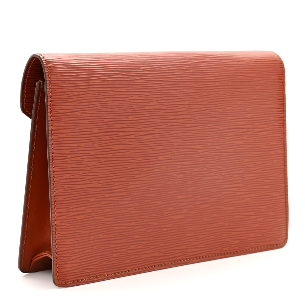 Louis Vuitton Epi Pochette Sellier Dragonne Kenyan Fawn