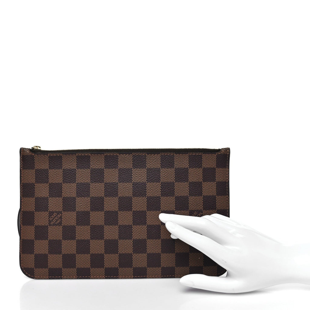 Louis Vuitton Damier Ebene Neverfull MM GM Pochette