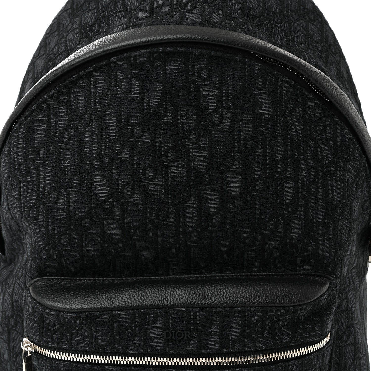 Christian Dior Oblique Calfskin Rider Backpack Black