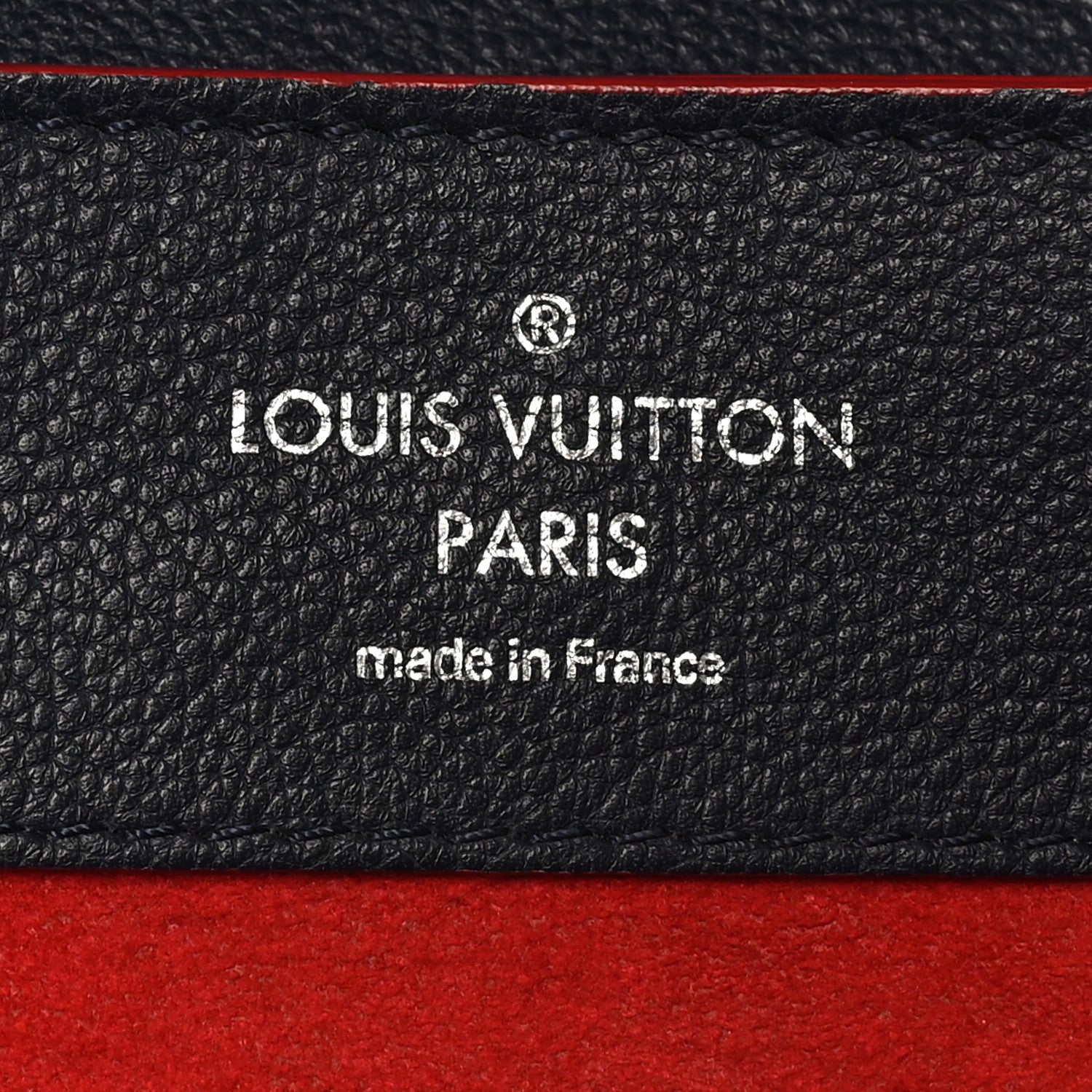 Louis Vuitton Soft Calfskin Lockme Backpack Marine Rouge