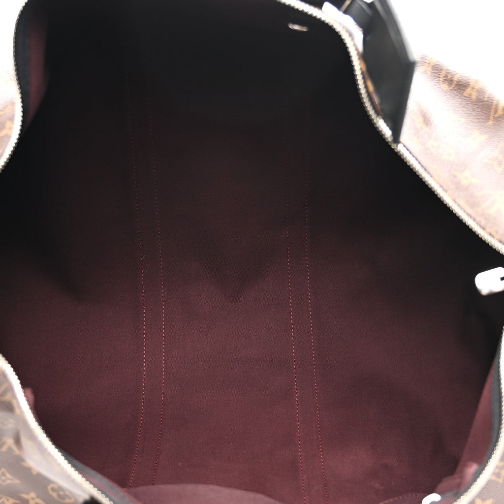 Louis Vuitton Monogram Macassar Keepall Bandouliere 55