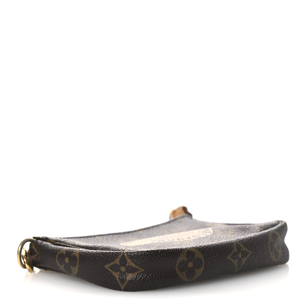 Louis Vuitton Monogram Complice Trunks and Bags Mini Pochette Accessories Beige