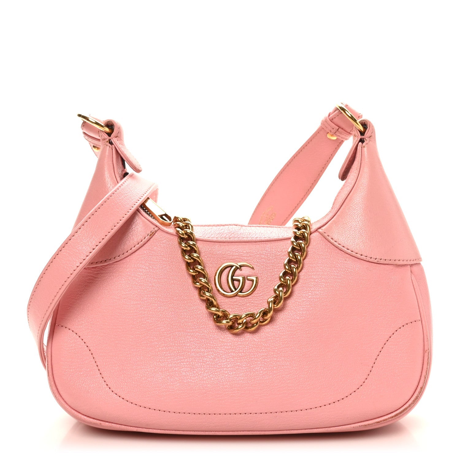Gucci Goatskin Small Aphrodite Shoulder Bag Wild Rose