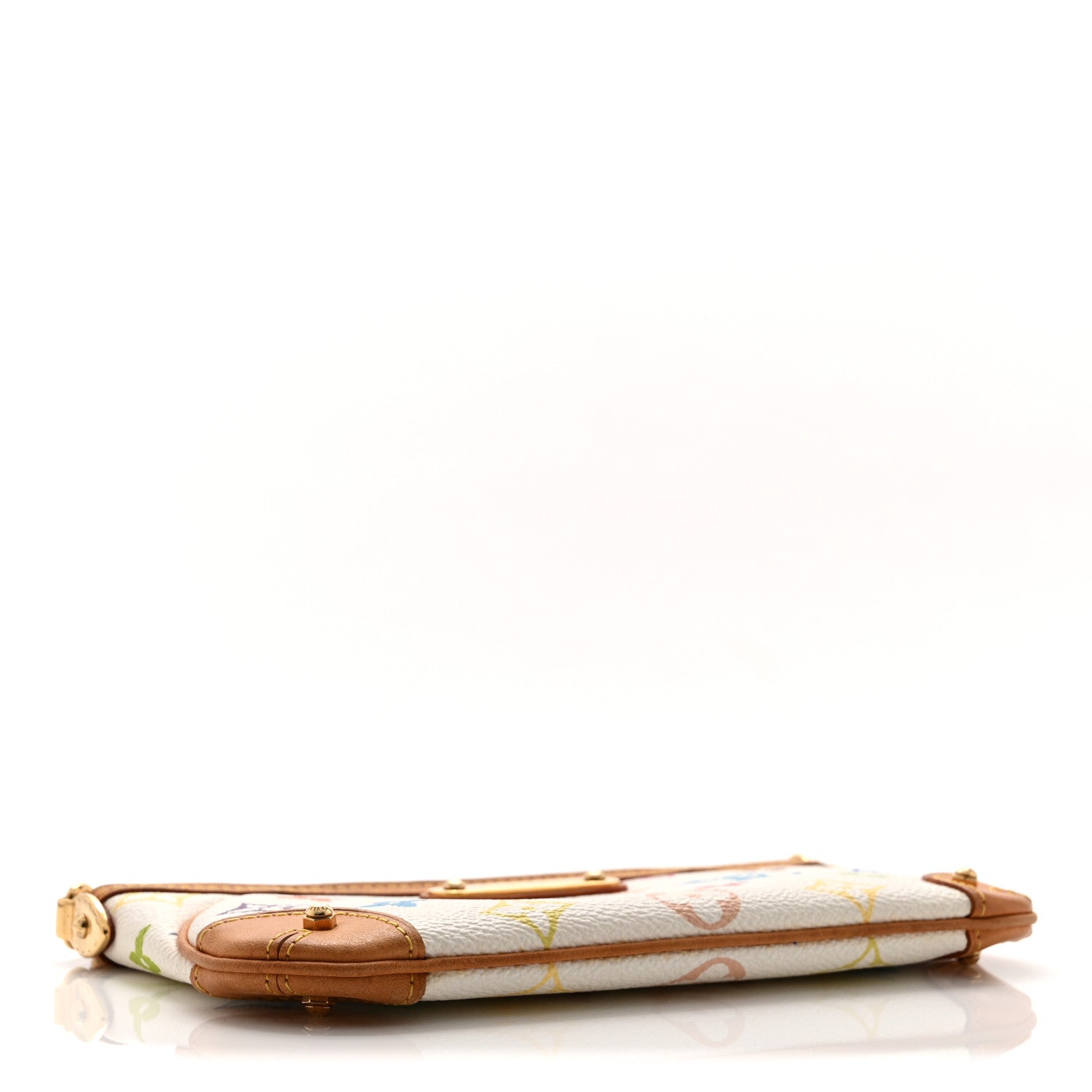 Louis Vuitton Monogram Multicolor Pochette Milla MM White