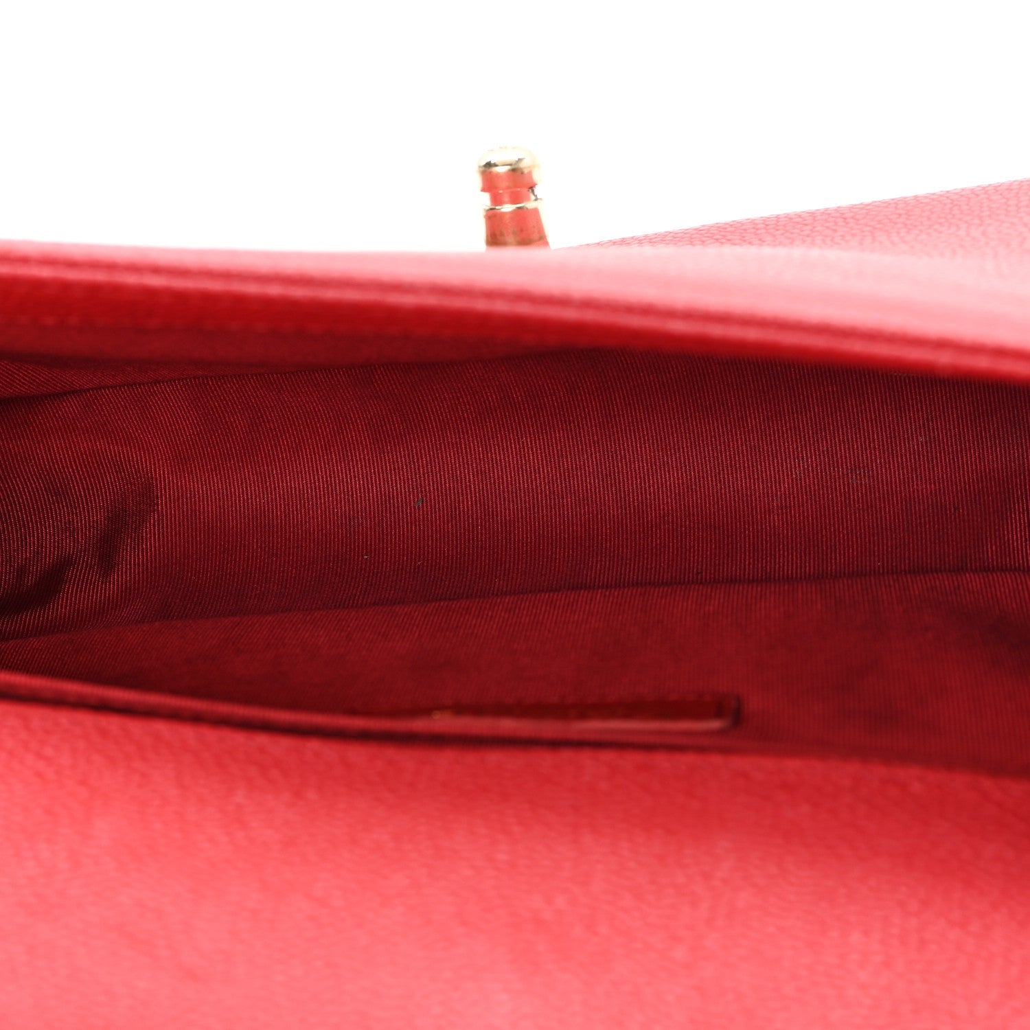 Chanel Caviar Quilted Medium Boy Flap Red