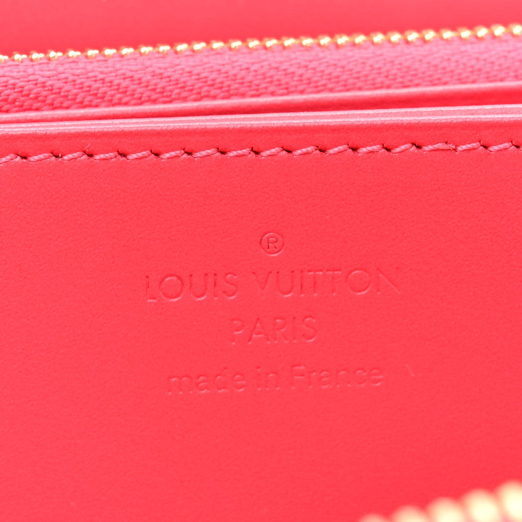 Louis Vuitton Vernis Valentine Zippy Wallet Fuchsia Neon