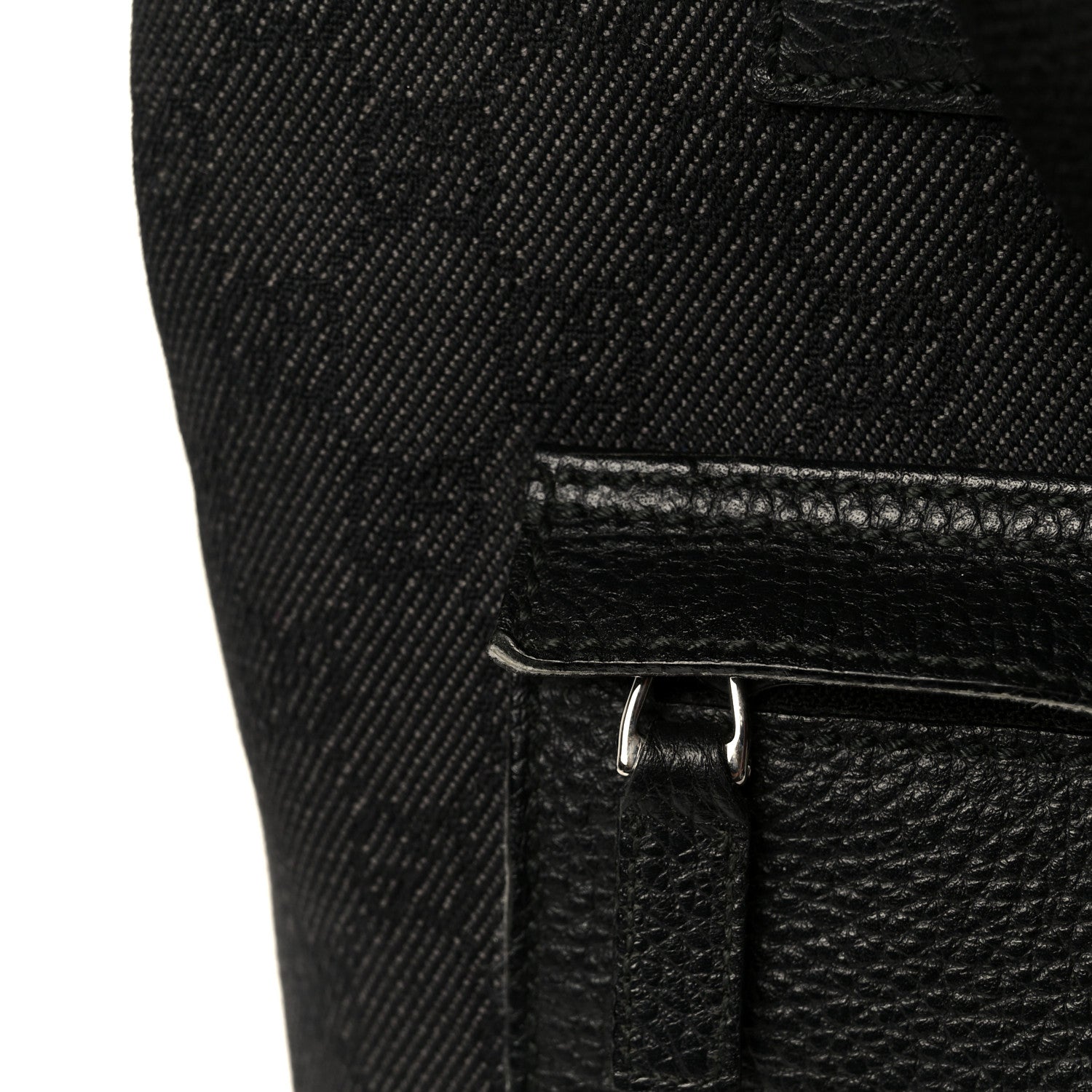 Gucci Denim Monogram Tote Bag Black