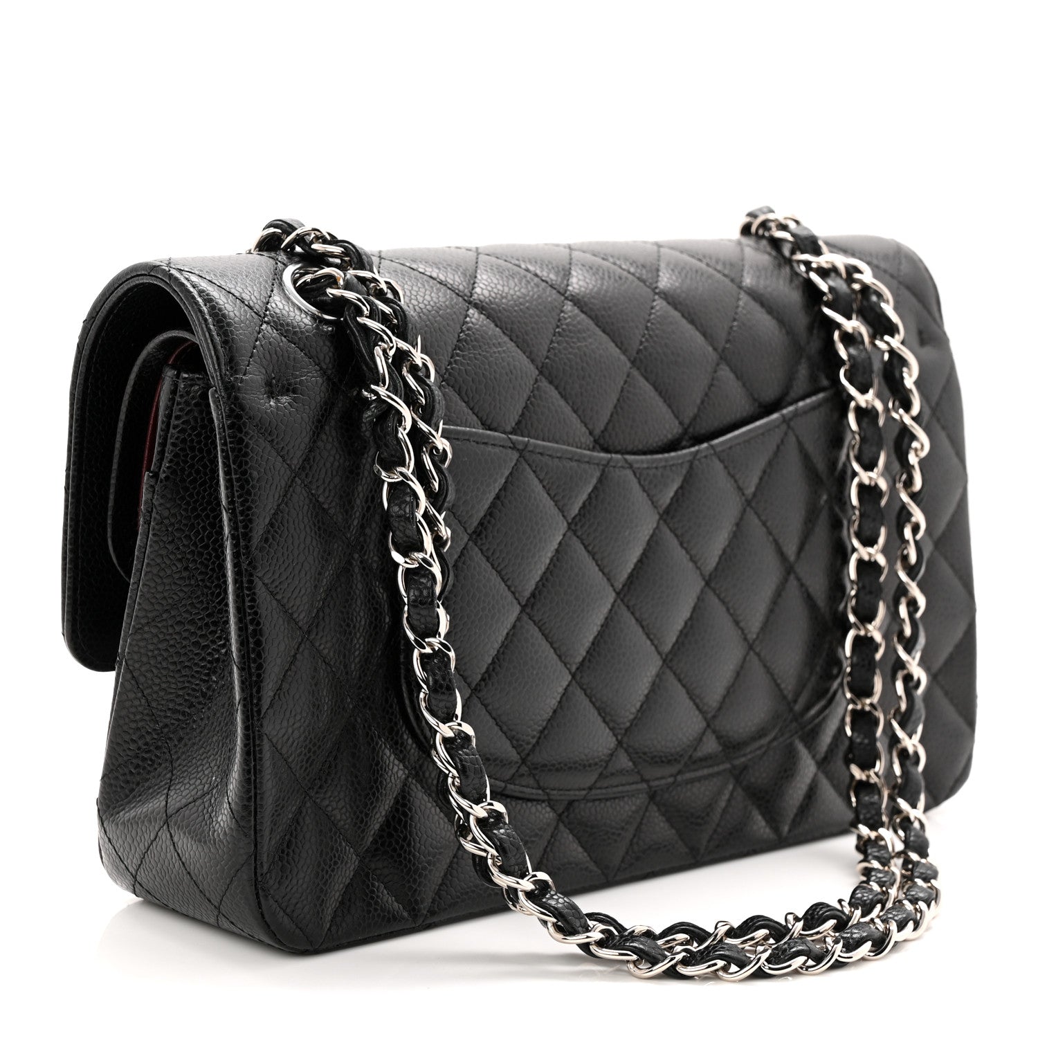 Chanel Caviar Quilted Medium Double Flap Black