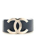 Calfskin CC Reversible Belt 85 34 Navy