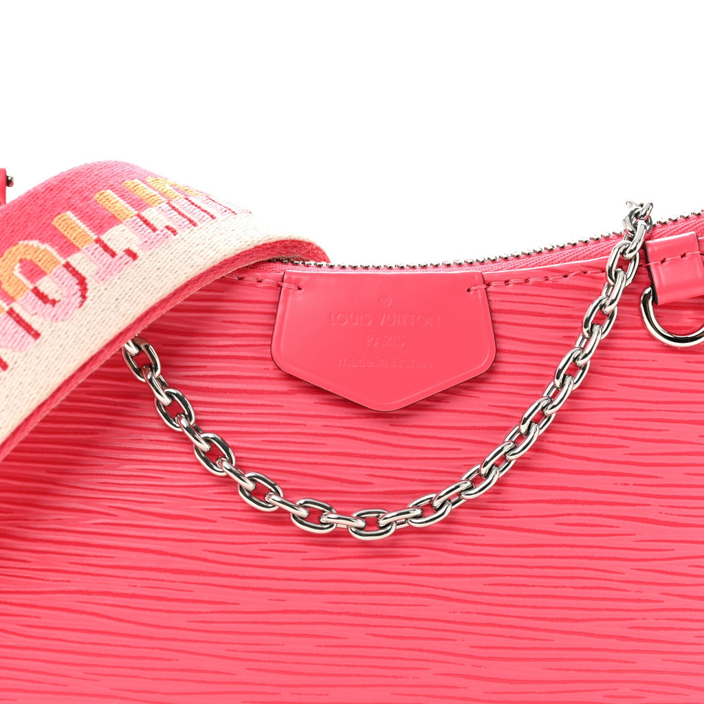 Louis Vuitton Epi Easy Pouch On Strap Dragon Fruit