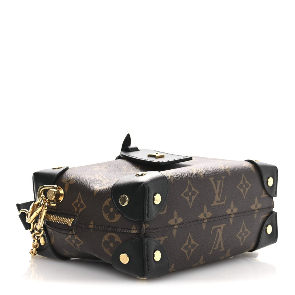 Louis Vuitton Monogram Petite Malle Souple Black