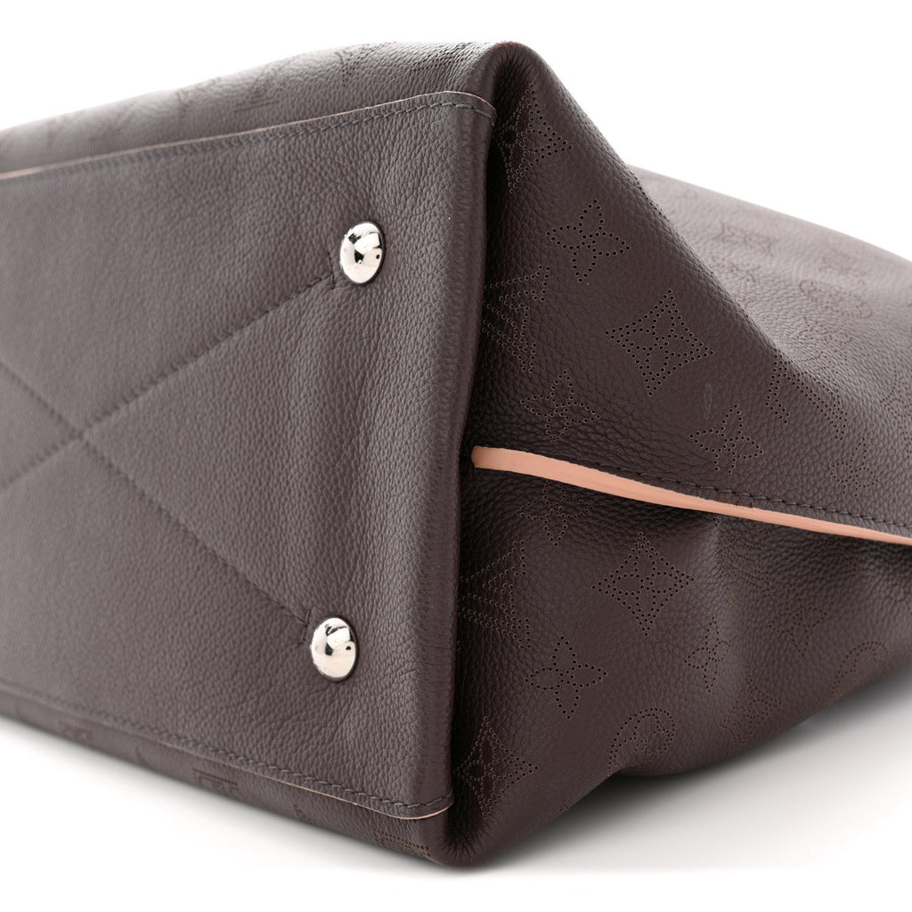 Louis Vuitton Mahina Carmel Hobo Chocolate
