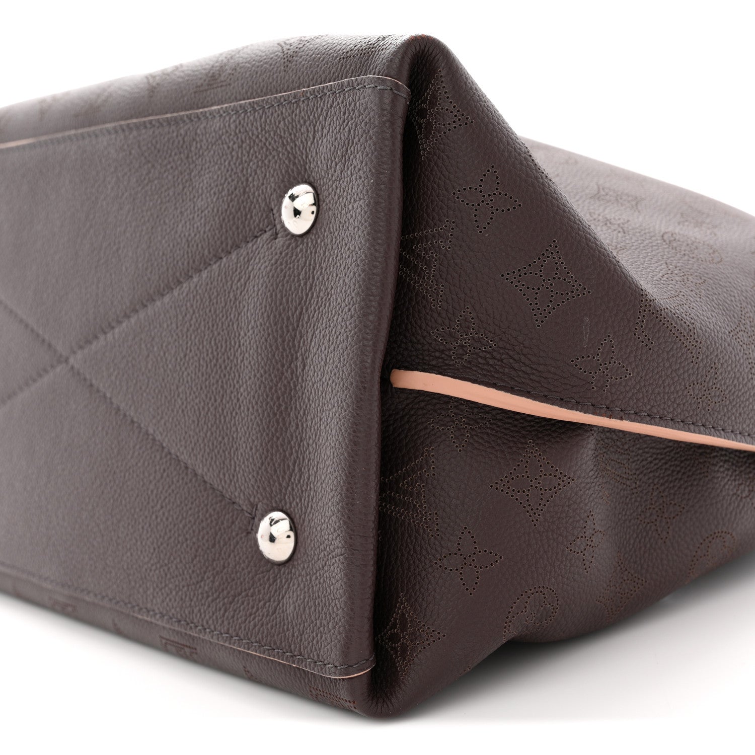 Louis Vuitton Mahina Carmel Hobo Chocolate