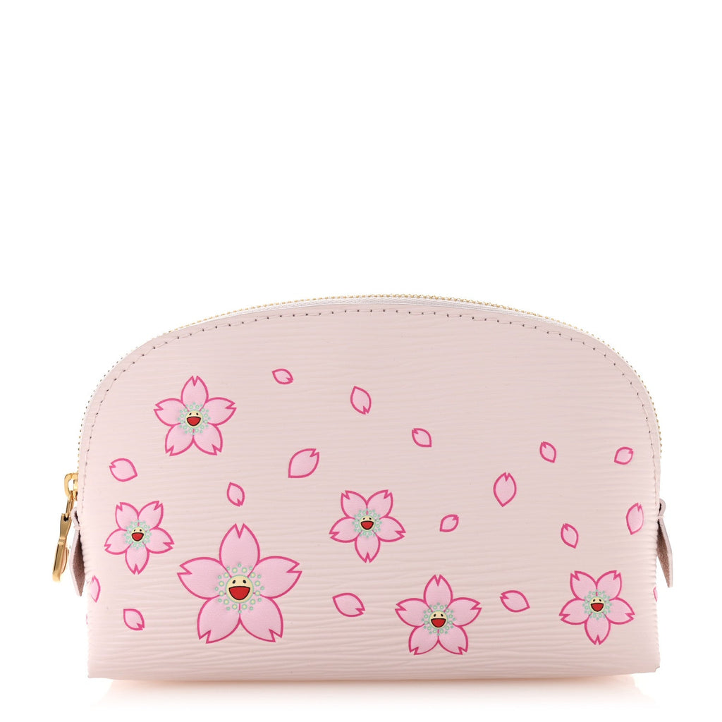 Louis Vuitton LV X TM Epi Cherry Blossom Cosmetic Pouch Pink