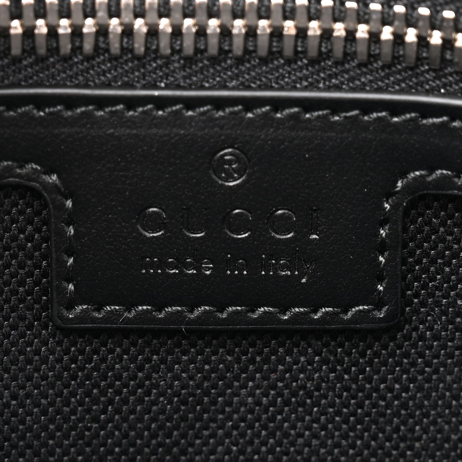 Gucci Soft GG Supreme Monogram Web Belt Bag Black Grey