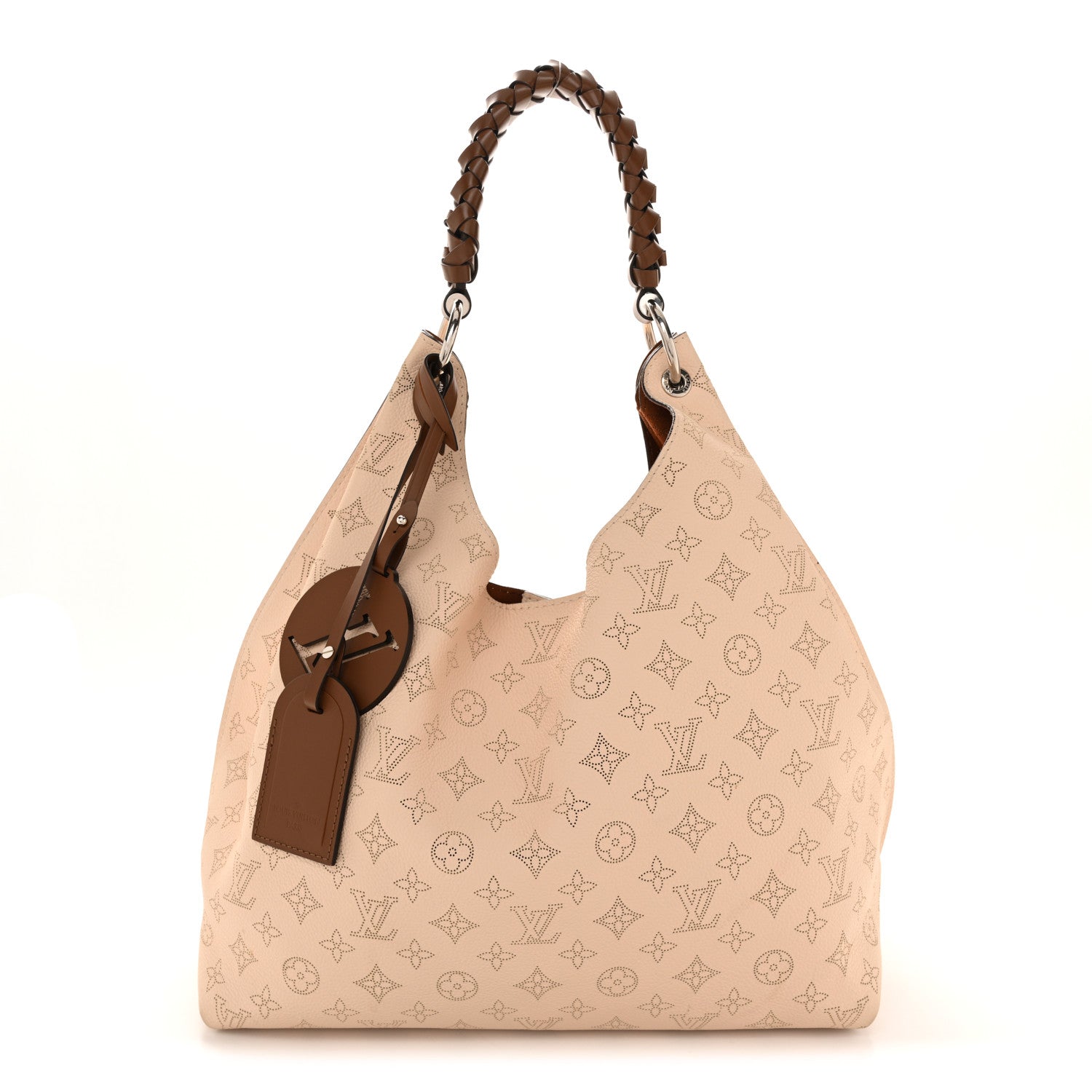 Louis Vuitton Mahina Carmel Hobo Creme