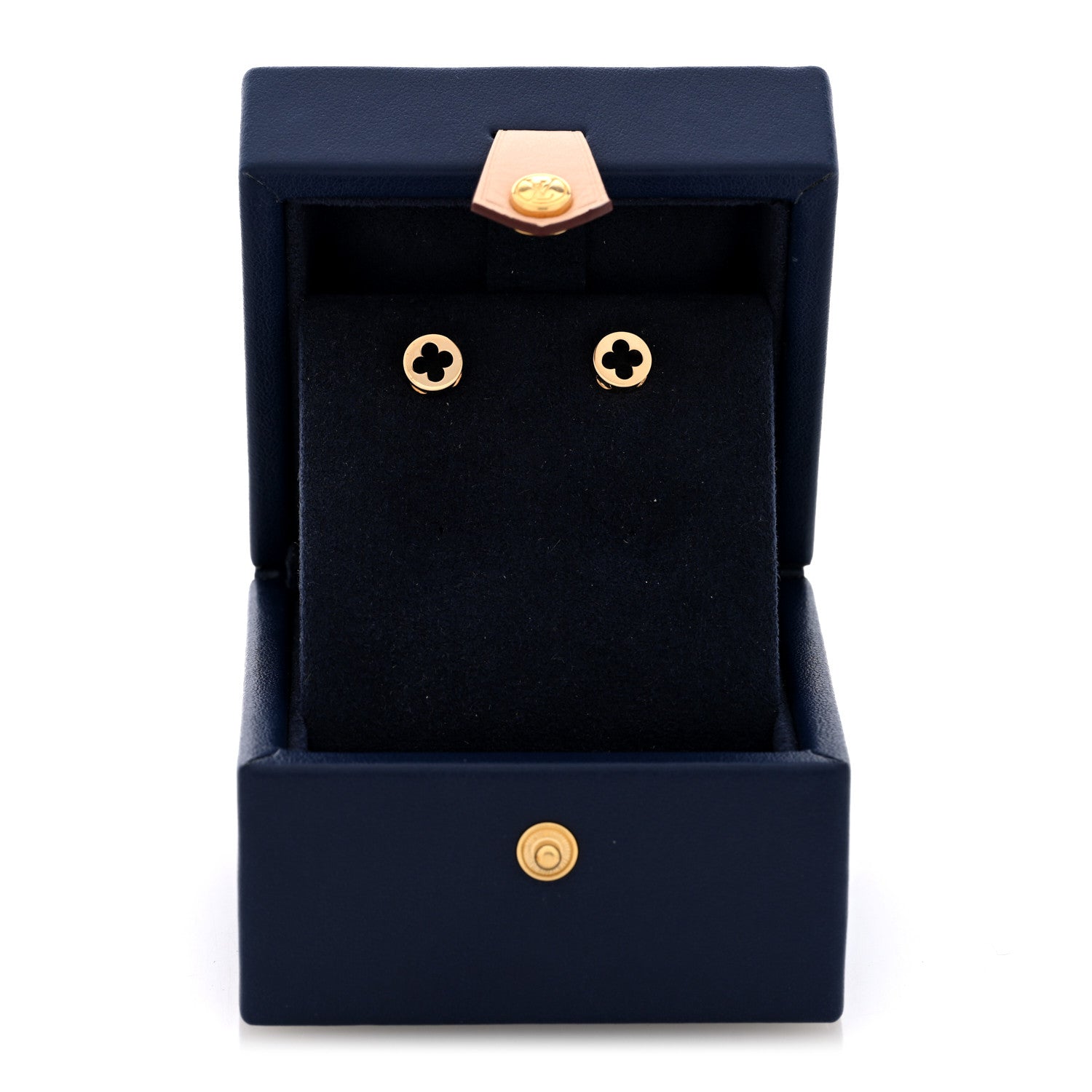 Louis Vuitton 18K Yellow Gold Empreinte Ear Studs Earrings