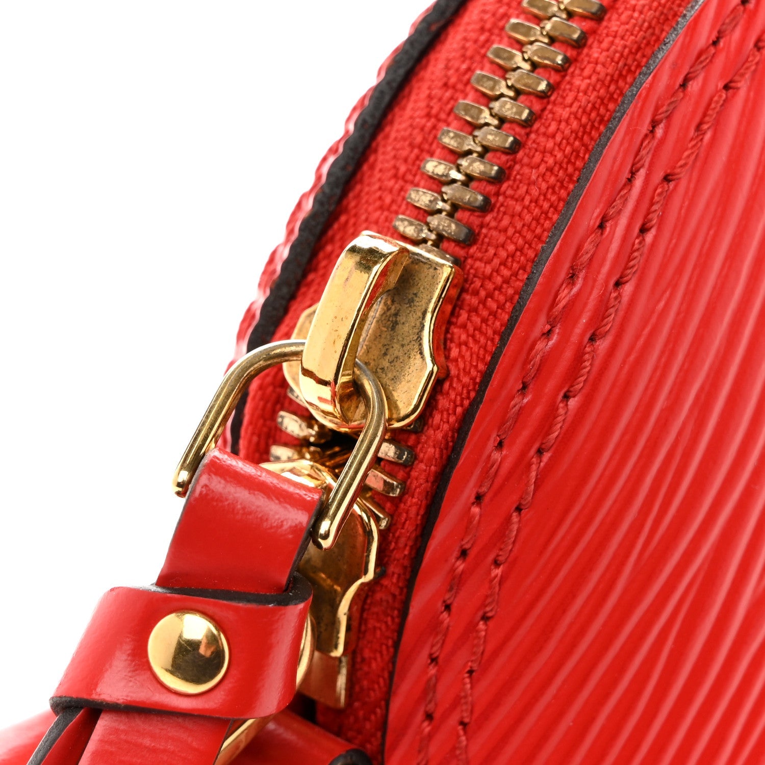 Louis Vuitton Epi Alma Mini Coquelicot
