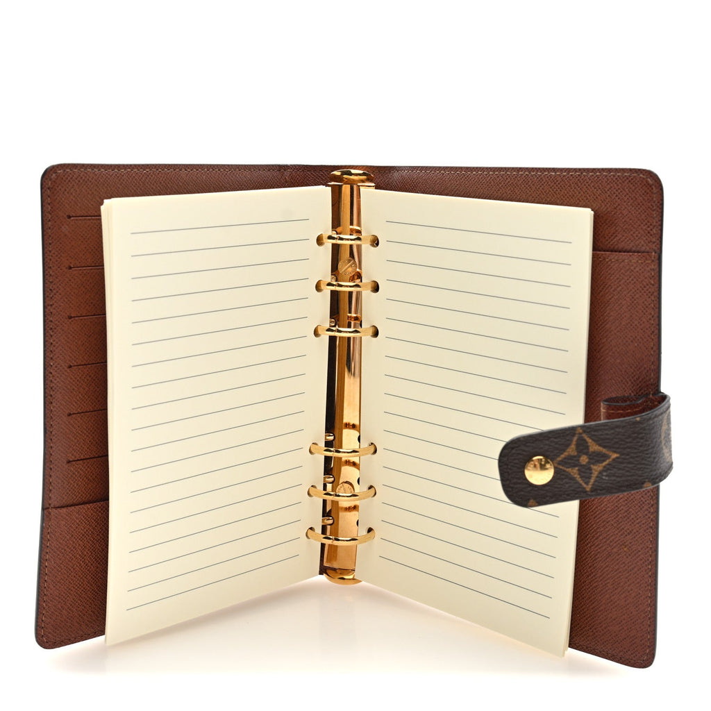 Louis Vuitton Monogram Medium Ring Agenda Cover