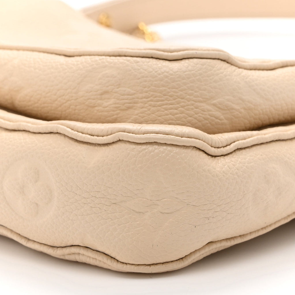 Louis Vuitton Empreinte Monogram Giant Multi Pochette Accessories  Cream
