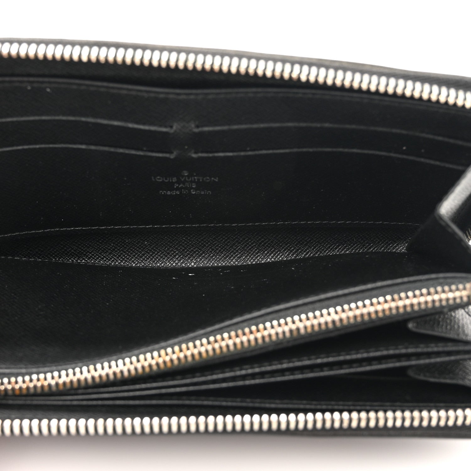 Louis Vuitton Epi Zippy Wallet Black