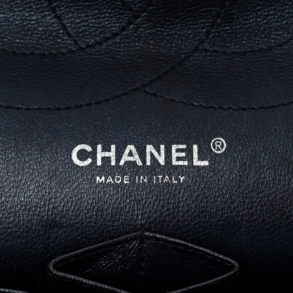 Chanel Metallic Aged Calfskin Quilted 2.55 Reissue 228 Flap Blue