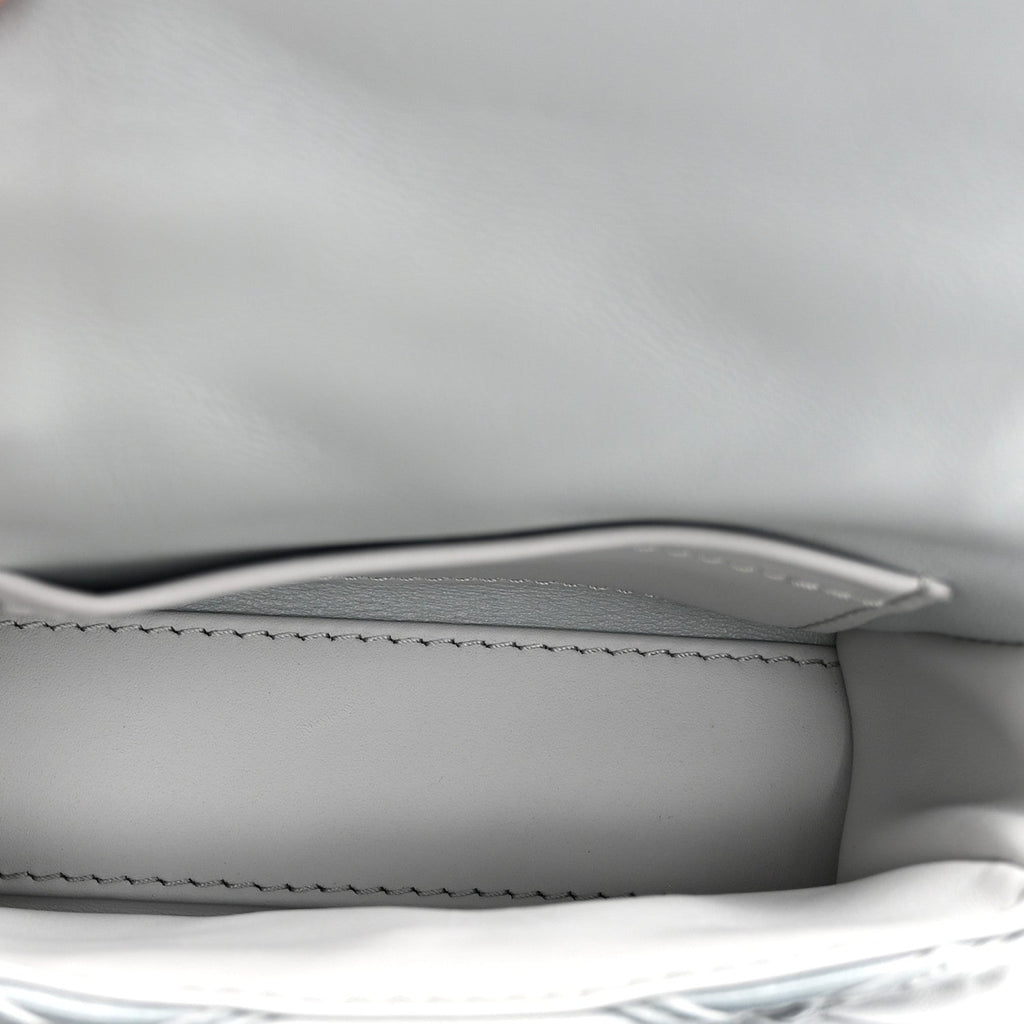 Louis Vuitton Lambskin Malletage Pico GO-14 Ecume Gray