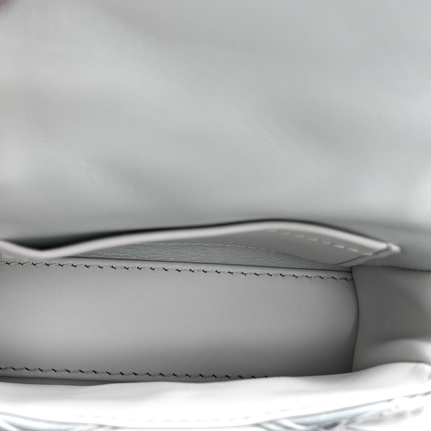 Louis Vuitton Lambskin Malletage Pico GO-14 Ecume Gray