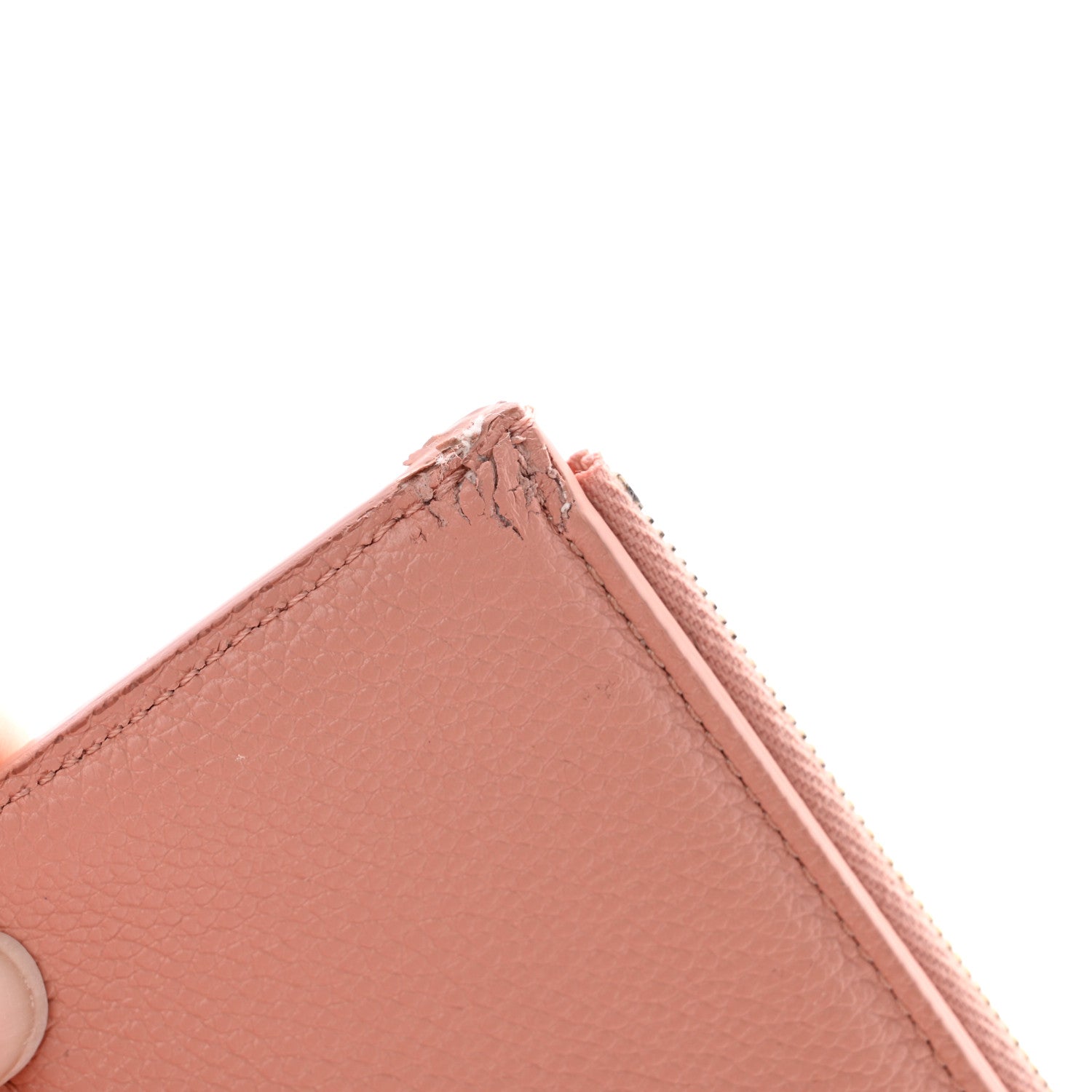 Louis Vuitton Empreinte Monogram Giant Victorine Wallet Rose Trianon Creme