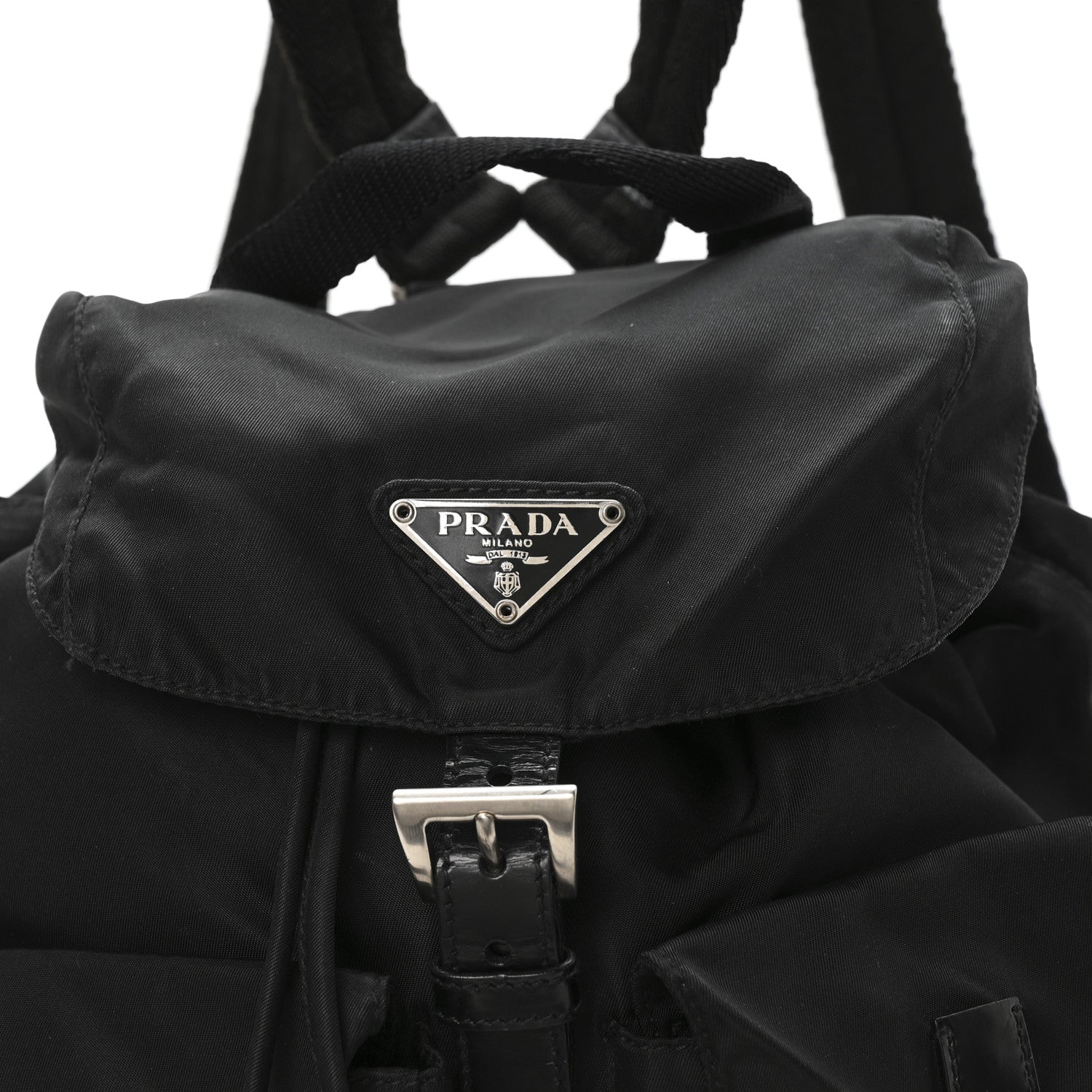 Prada Tessuto Nylon Vela Small Backpack Black
