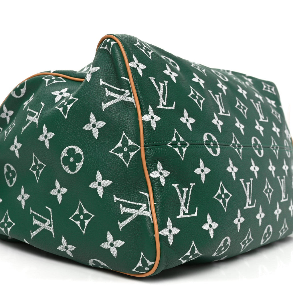 Louis Vuitton Calfskin Monogram Speedy P9 Bandouliere 40 Green