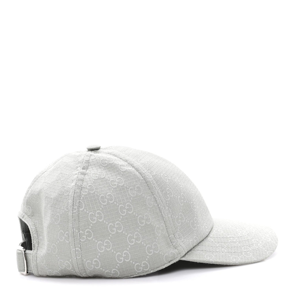 Gucci Monogram Ripstop Baseball Hat L Pale Green