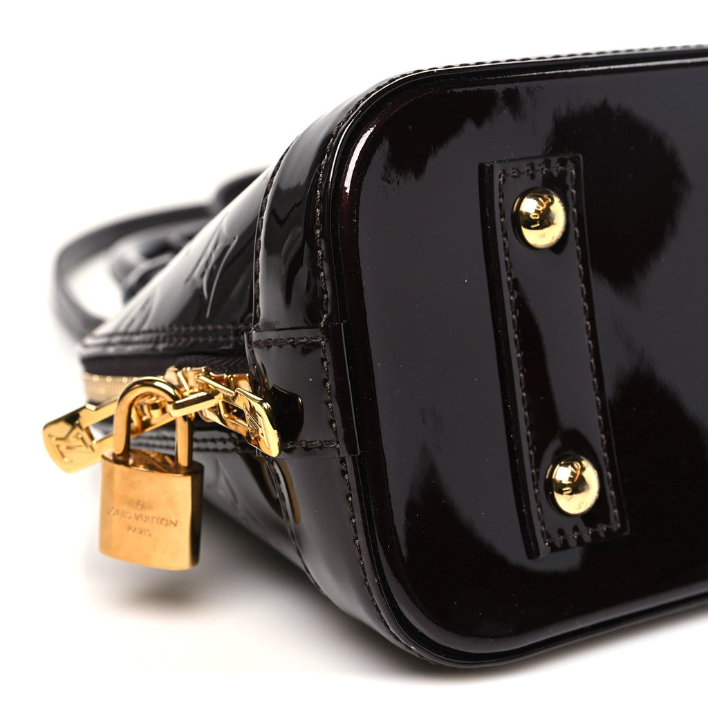 Louis Vuitton Vernis Alma BB Amarante