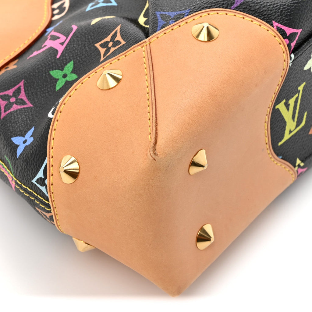 Louis Vuitton Monogram Multicolor Judy MM Black