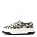 Gucci GG Monogram Jacquard Womens 1977 Tennis Platform 52mm Sneakers 36.5 Black Mystic White