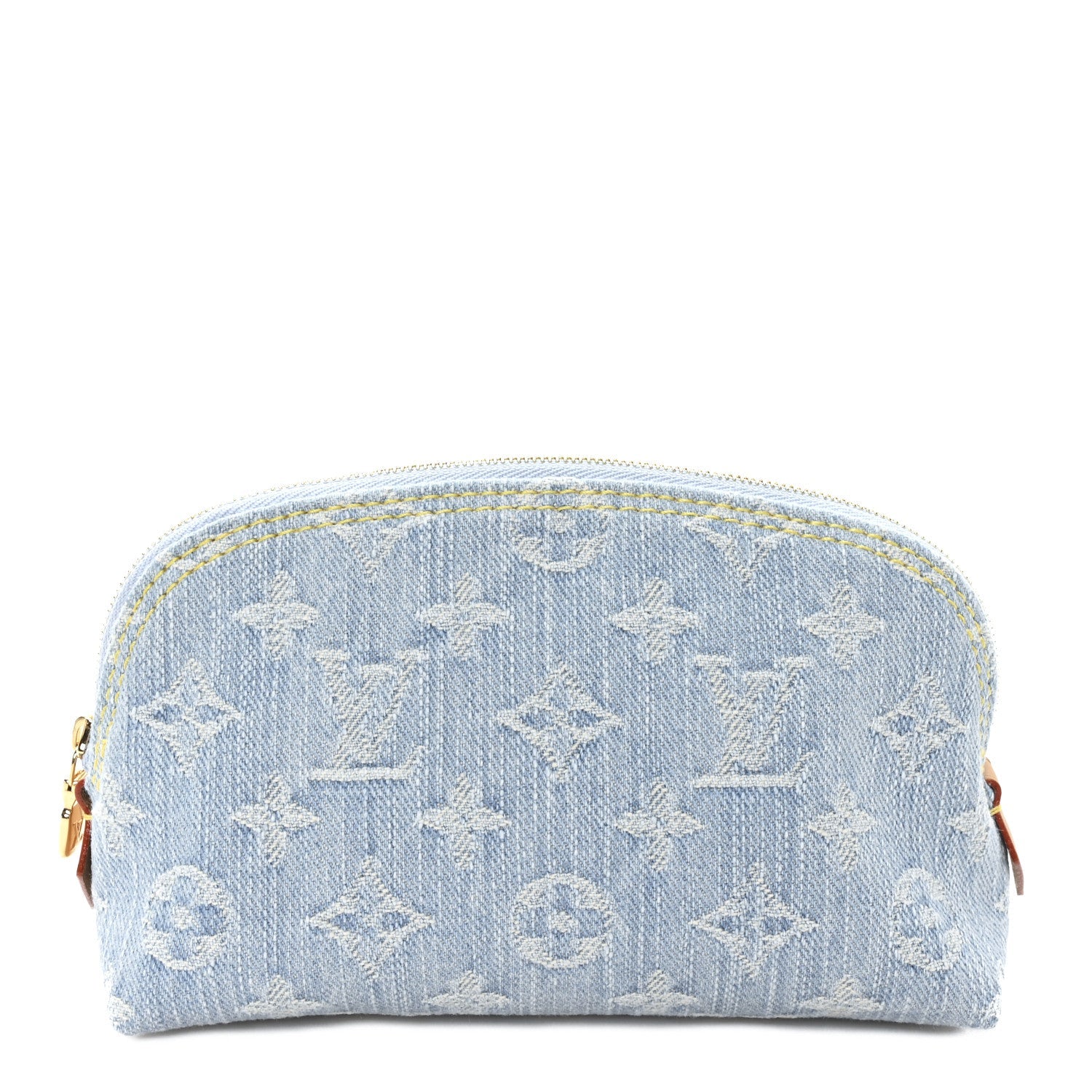 Louis Vuitton Denim Monogram Pochette Cosmetique PM Sky Blue