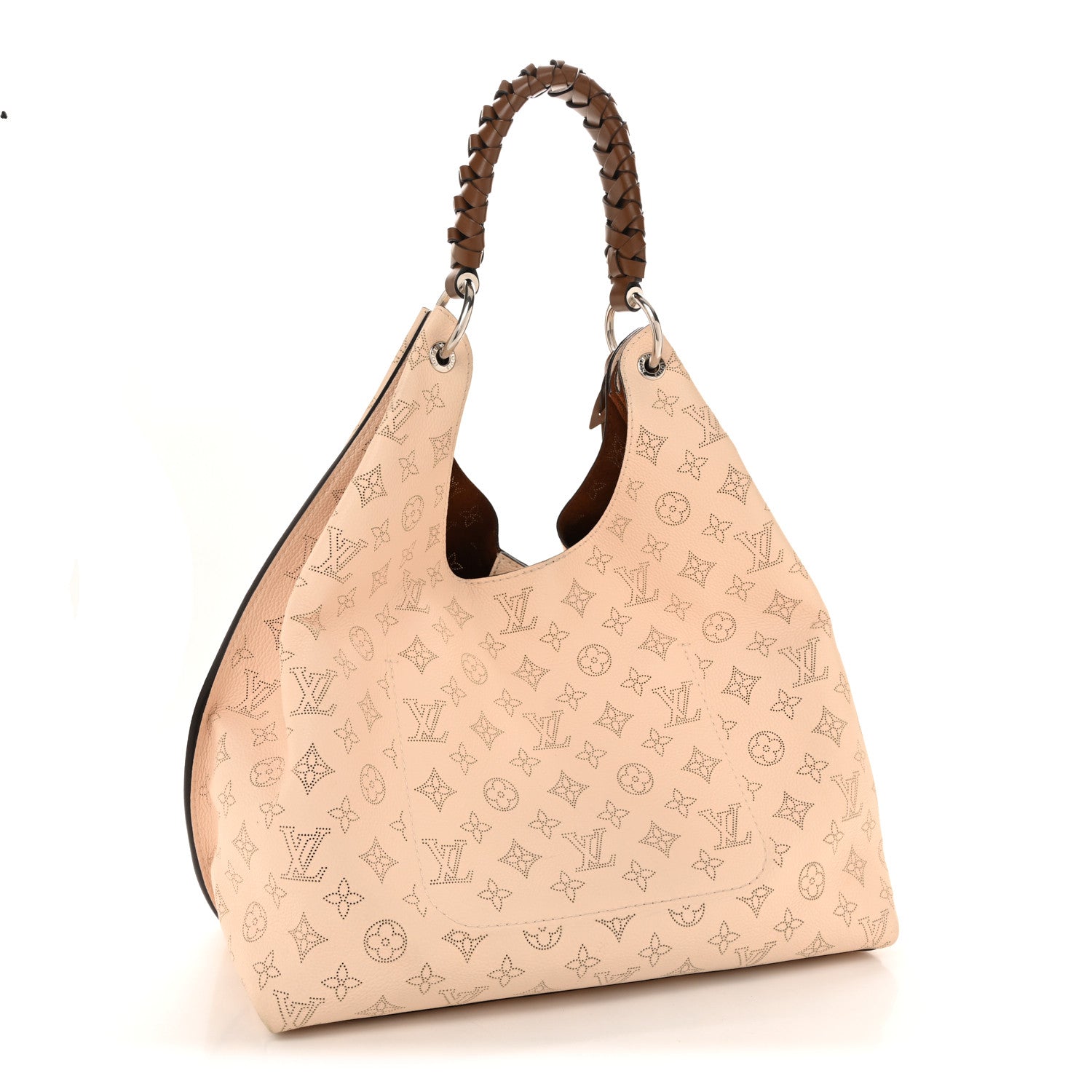 Louis Vuitton Mahina Carmel Hobo Creme