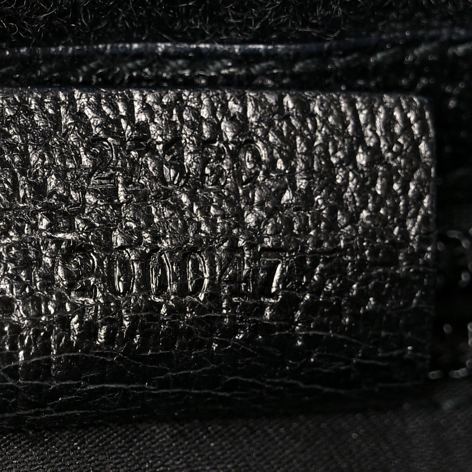 Gucci GG Monogram Messenger Crossbody Bag Black
