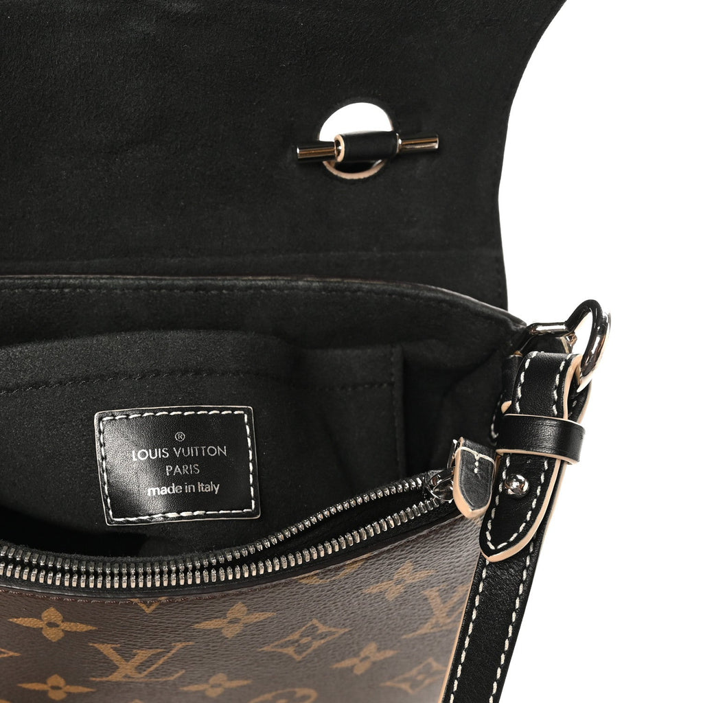 Louis Vuitton Calfskin Monogram Chain It Bag PM Black
