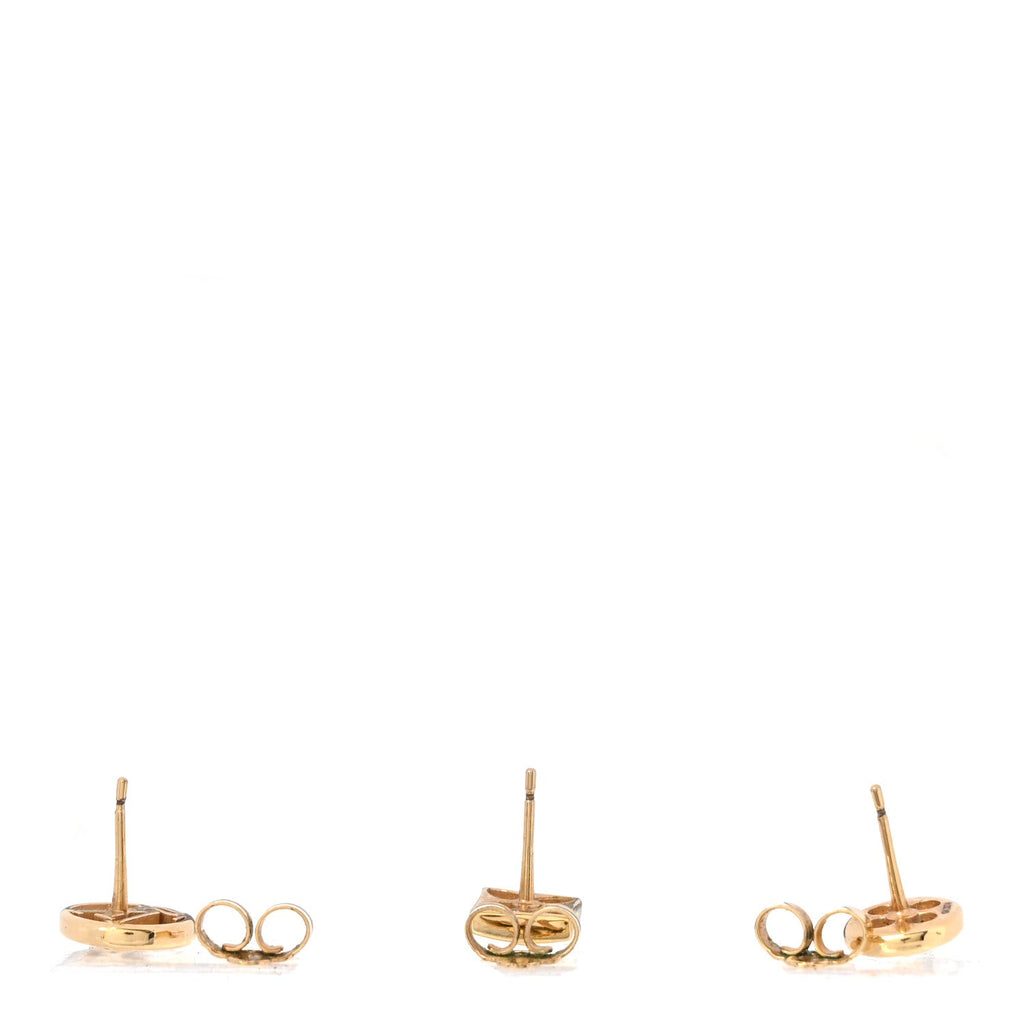 Louis Vuitton Metal Crazy In Lock Earrings Set Gold